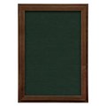 United Visual Products Outdoor Enclosed Combo Board, 72"x36", Black Frame/Black & Surf UVCB7236ODB-BLACK-SURF